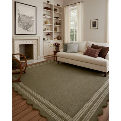 Chris Loves Julia x Loloi Scottie Olive / Pebble Area Rug